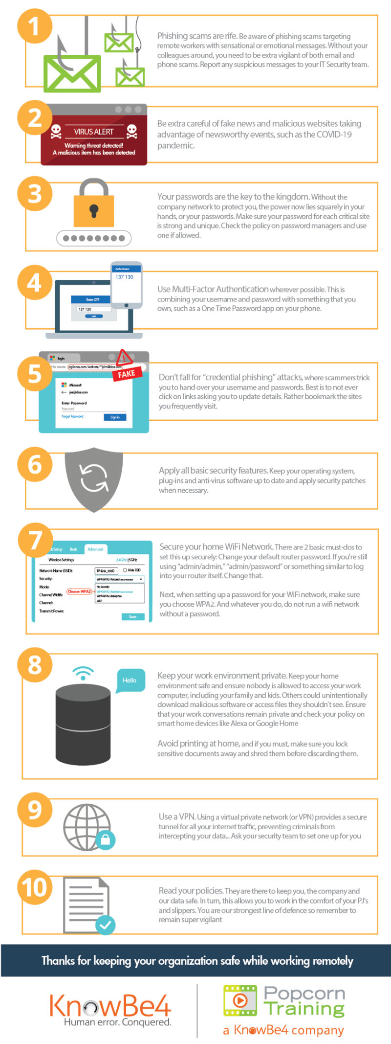 Stay Safe Working Tips to Safely Work from Home | Modern Office Methods
