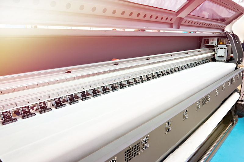 Wide format printer for paper and textile Wide format printer for paper and textile