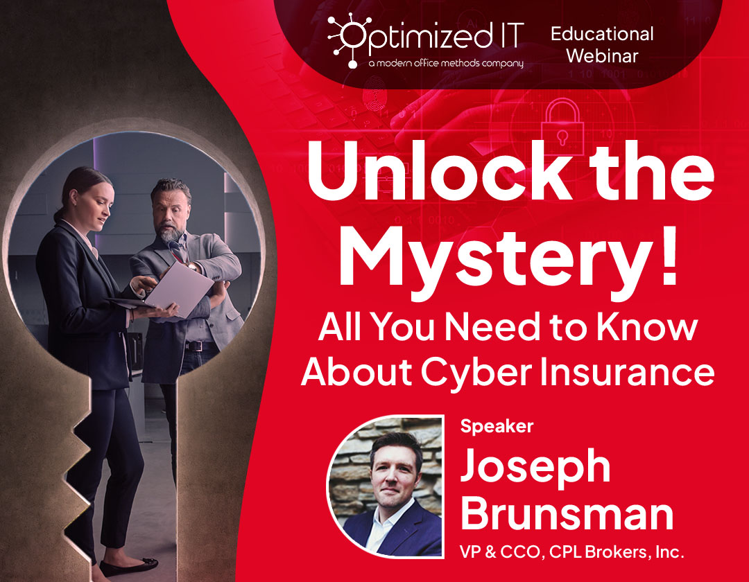 Unlock the Mystery Optimized IT Educational Webinar Joseph Brunsman