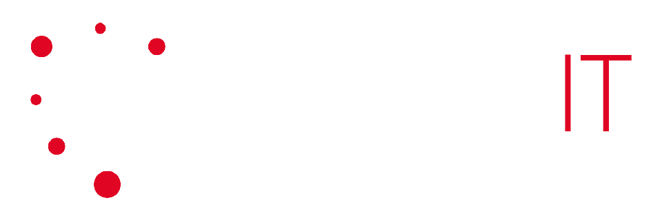 Optimized IT – white-red (no tagline) Optimized IT logo-white/red