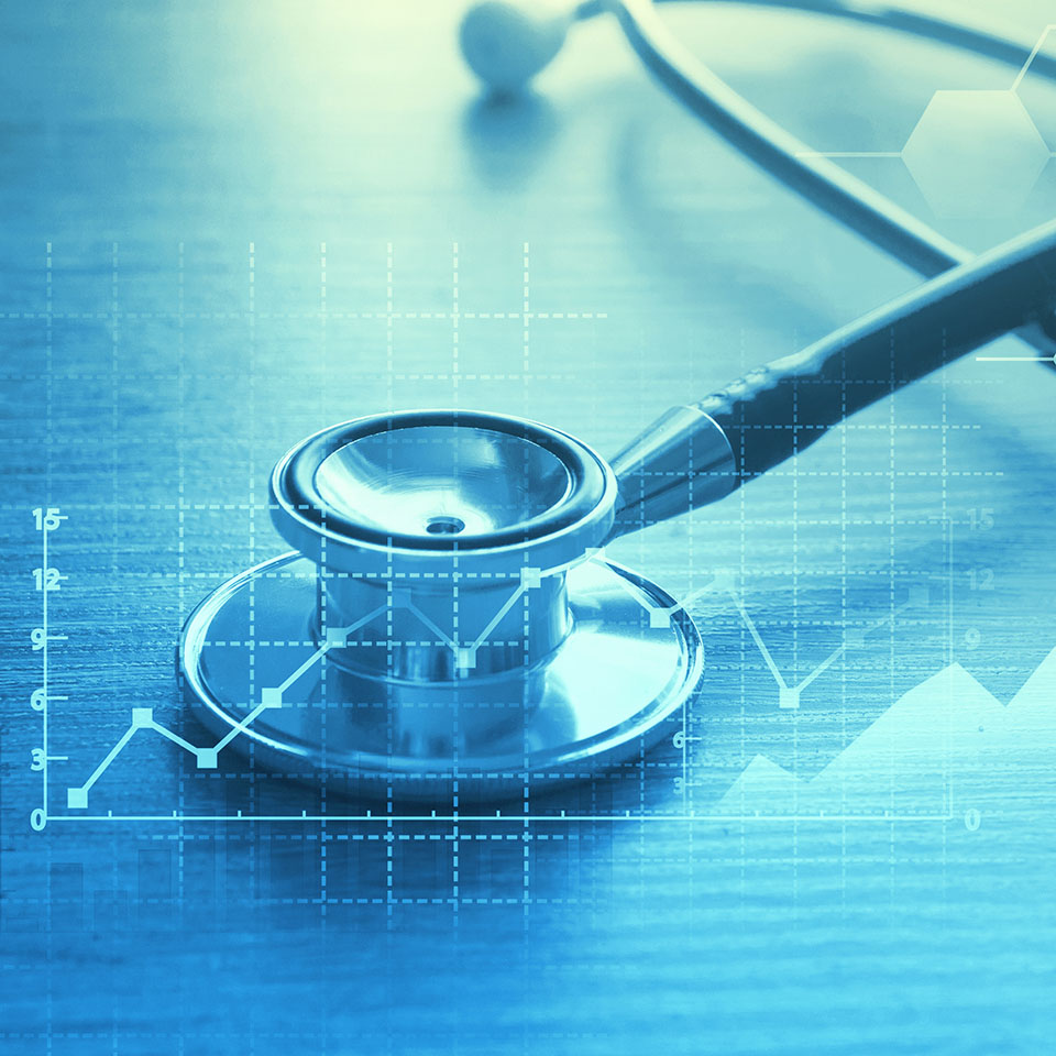 Medical examination and healthcare service concept